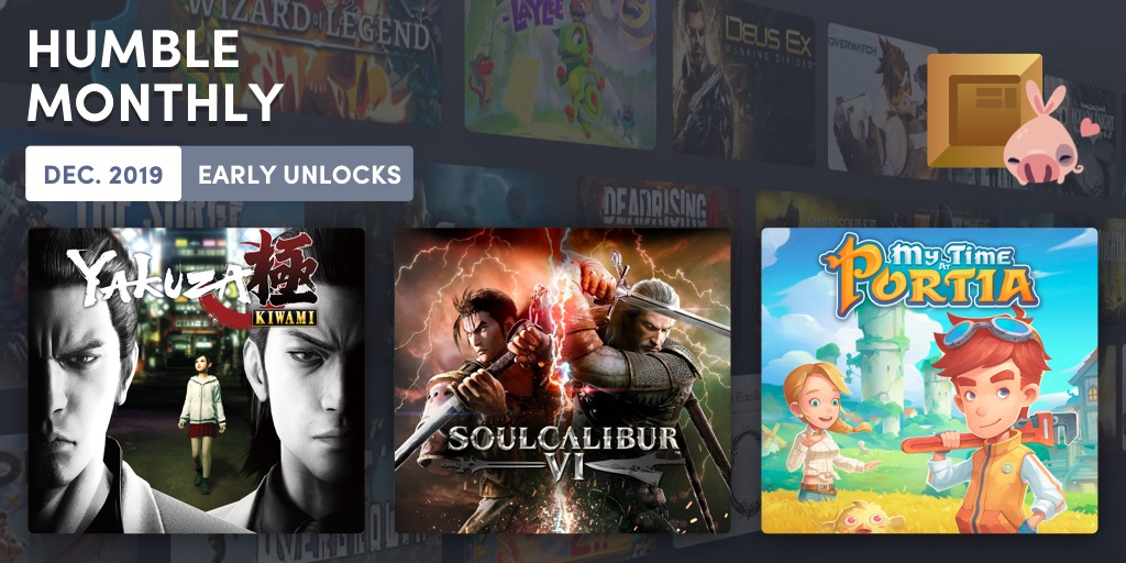 Humble Bundle Monthly Novembre - Dicembre 2019 